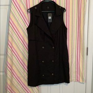 Very J black mini dress